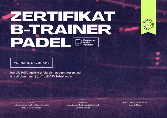 B-Trainerausbildung im Überblick